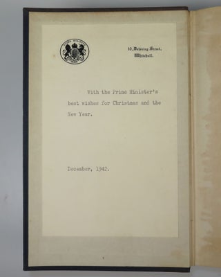 The World Crisis 1911-1918, a Second World War presentation copy inscribed by Prime Minister Winston S. Churchill as a 1942 Christmas gift to Charles Barker, a member of Churchill's 10 Downing Street Private Office Staff for the entirety of the war