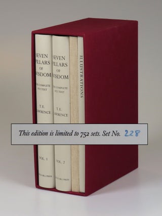 Item #008445 Seven Pillars of Wisdom: a triumph, the complete 1922 'Oxford' text, four volume...