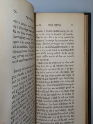 The Descent of Man, and Selection in Relation to Sex