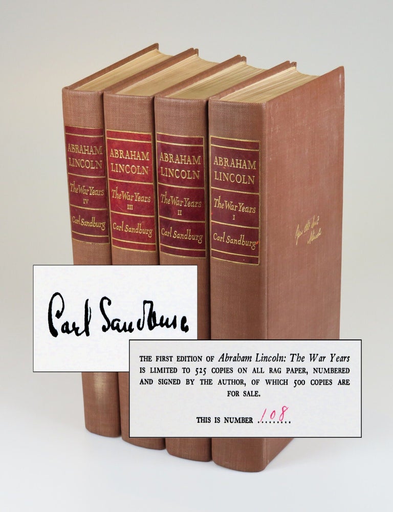 Abraham Lincoln, The War Years, complete in four volumes