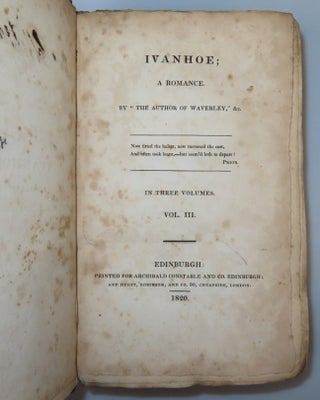 Ivanhoe: A Romance