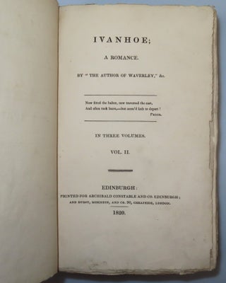 Ivanhoe: A Romance