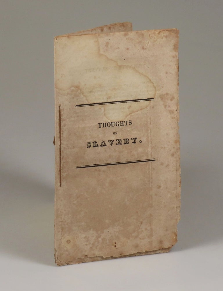 Item #008485 Thoughts on Slavery. Thomas Jefferson.