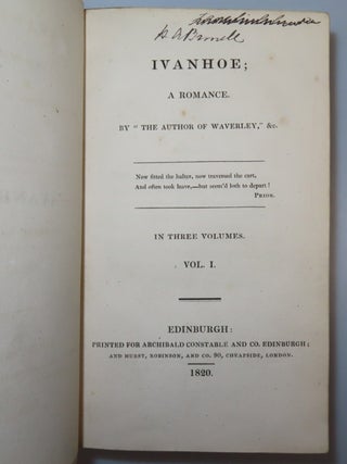 Ivanhoe: A Romance