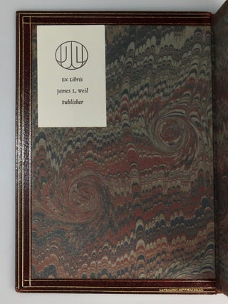 Hours of Idleness, A Series of Poems, Original and Translated, finely bound in full Morocco by Hatchards, housed in a quarter Morocco solander box