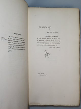 The Gentle Art of Making Enemies, the limited, numbered, and signed first edition, accompanied by an original 1890 French review