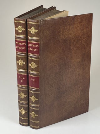 Item #008521 The Canterbury Tales of Chaucer. To which are added an essay on his language and...