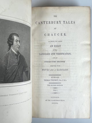 The Canterbury Tales of Chaucer. To which are added an essay on his language and versification, and an introductory discourse: together with notes and a glossary.