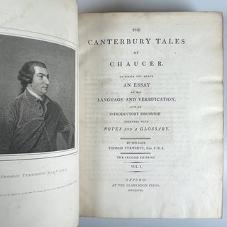 The Canterbury Tales of Chaucer. To which are added an essay on his language and versification, and an introductory discourse: together with notes and a glossary.