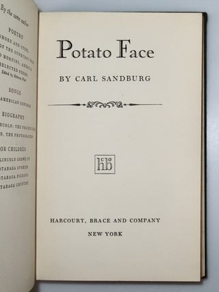 Potato Face, signed by Sandburg