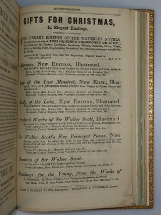 Little Dorrit, finely bound from the original serialized installments in full tan calf by Zaehnsdorf and housed in a quarter Morocco Solander case