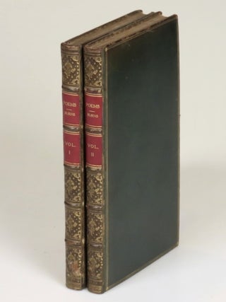 Item #008569 Poems, Chiefly in the Scottish Dialect, in two volumes, each bound in full green...