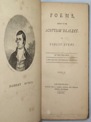 Poems, Chiefly in the Scottish Dialect, in two volumes, each bound in full green calf by Riviere