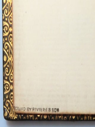 Poems, Chiefly in the Scottish Dialect, in two volumes, each bound in full green calf by Riviere