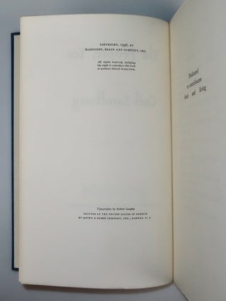 The People, Yes, an exceptional, unread copy of the publisher's signed and limited first edition, retaining the original dust jacket and slipcase