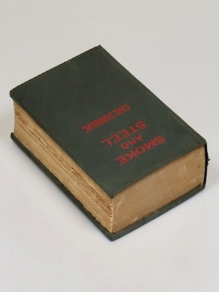 Smoke and Steel, inscribed by Sandburg