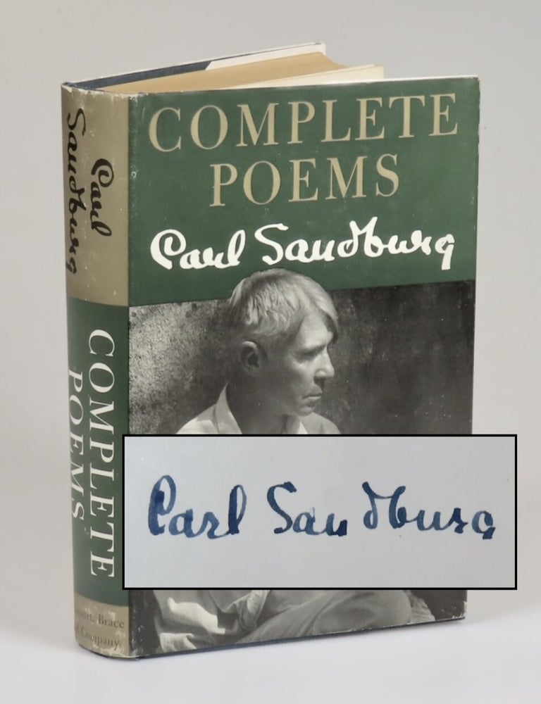 Complete Poems, a signed first edition of the work that won Sandburg his second Pulitzer Prize...