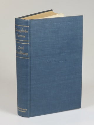 Complete Poems, a signed first edition of the work that won Sandburg his second Pulitzer Prize for Poetry