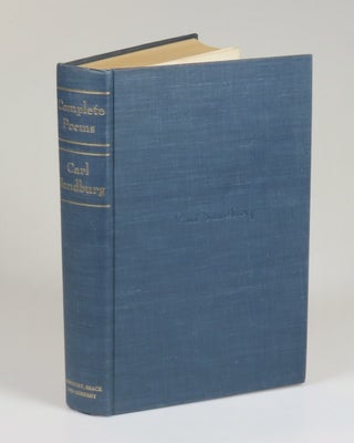 Complete Poems, a signed first edition of the work that won Sandburg his second Pulitzer Prize for Poetry
