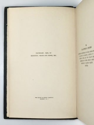 Smoke and Steel, inscribed, signed, and dated by Sandburg in Haverford, Pennsylvania in 1934