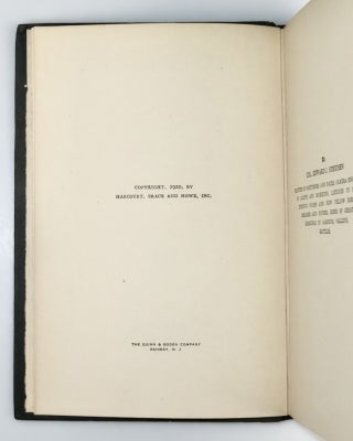 Smoke and Steel, inscribed, signed, and dated by Sandburg in Haverford, Pennsylvania in 1934