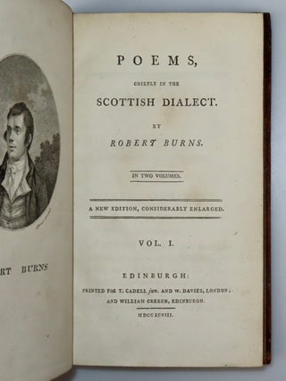 Poems, Chiefly in the Scottish Dialect, finely bound in full calf, retaining the original boards