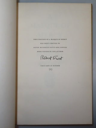 A Masque of Mercy, the signed limited edition, copy 717 in the original slipcase
