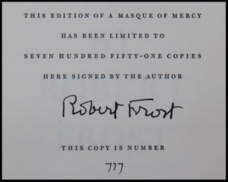A Masque of Mercy, the signed limited edition, copy 717 in the original slipcase