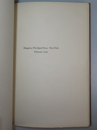 A Masque of Reason, the signed limited edition, copy number 455 of 800 in the original slipcase, from the personal collection of one of Frost's first bibliographers, W. B. Shubrick Clymer