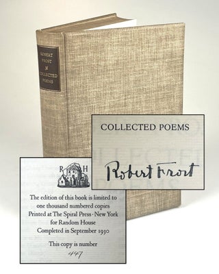Item #008592 Collected Poems. Robert Frost
