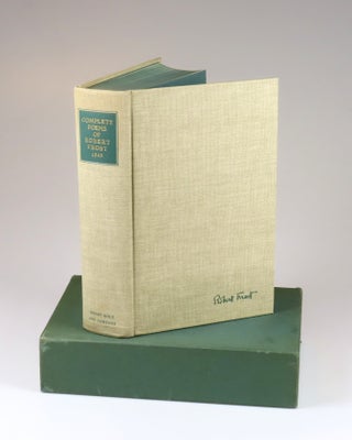 Complete Poems of Robert Frost, number 85 of the signed, numbered, and limited first edition, a superb copy still housed in the publisher's slipcase and retaining some of the original glassine jacket