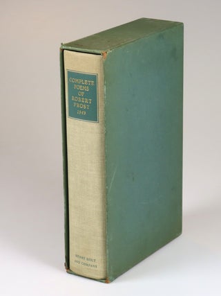 Complete Poems of Robert Frost, number 85 of the signed, numbered, and limited first edition, a superb copy still housed in the publisher's slipcase and retaining some of the original glassine jacket