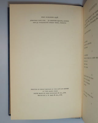 Selected Poems, signed and dated by Robert Frost in San Antonio, Texas, within four months of publication in England