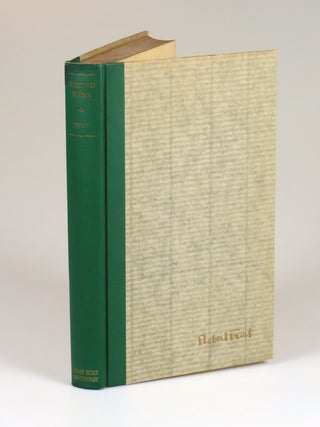 Selected Poems, warmly inscribed, dated, and signed by the author in 1929, contemporary to publication