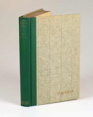 Selected Poems, warmly inscribed, dated, and signed by the author in 1929, contemporary to publication