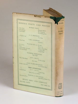 Selected Poems, warmly inscribed, dated, and signed by the author in 1929, contemporary to publication