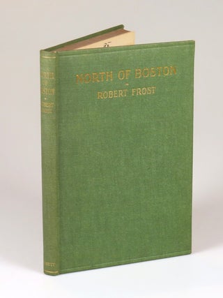 North of Boston, a Christmas gift from the author, inscribed and dated by Frost to his friend, fellow poet, and future governor of Connecticut, Wilbert Snow