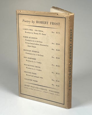 A Boy's Will, signed by Frost in Albany, New York