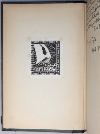 North of Boston, inscribed by in April 1927 Frost with six lines of strikingly relevant verse from his poem herein, "The Black Cottage"