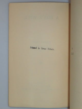 A Boy's Will, copy "54" of the final 135 first edition copies, which were signed and numbered by Frost in 1943