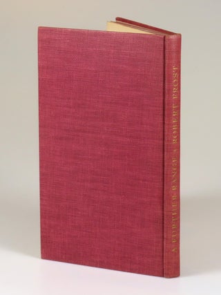A Further Range, a signed association copy, inscribed and dated in the year of publication in Plymouth, Massachusetts