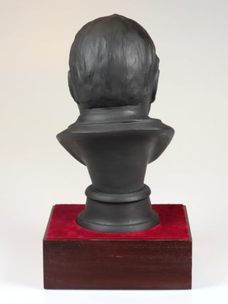 Royal Doulton Winston Churchill Centenary Bust, copy #10 of the limited edition, including the original wood plinth and housed in the original two-piece case