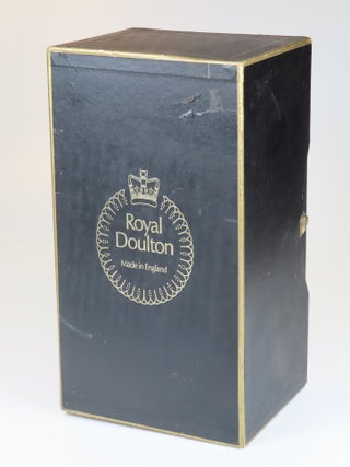 Royal Doulton Winston Churchill Centenary Bust, copy #10 of the limited edition, including the original wood plinth and housed in the original two-piece case