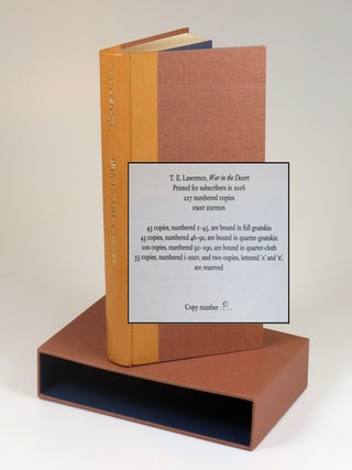 Item #008623 War in the Desert, the first and previously unpublished abridged text of Seven...