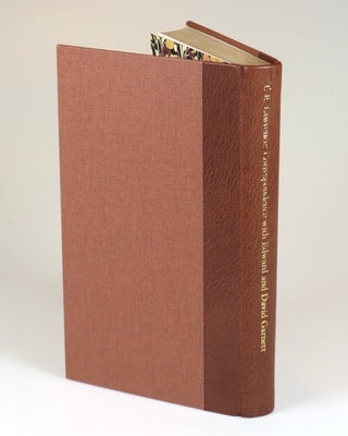 T. E. Lawrence's Correspondence with Edward and David Garnett, the quarter goatskin binding of the limited edition, one of 45 issued thus