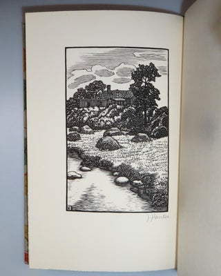 West-Running Brook, copy #196 of the limited and numbered edition, signed by both Robert Frost and the illustrator, still housed in the publisher's slipcase