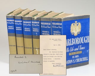 Item #008637 Marlborough: His Life and Times, a full set of six U.S. first editions in the...