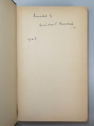 Marlborough: His Life and Times, a full set of six U.S. first editions in the uniform issue dust jackets, inscribed and dated in Volume I by Winston S. Churchill in 1946 for a U.S. Army veteran of the First and Second World Wars, and accompanied by a letter of presentation on House of Commons stationery signed by Churchill's Principal Personal Secretary