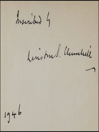 Marlborough: His Life and Times, a full set of six U.S. first editions in the uniform issue dust jackets, inscribed and dated in Volume I by Winston S. Churchill in 1946 for a U.S. Army veteran of the First and Second World Wars, and accompanied by a letter of presentation on House of Commons stationery signed by Churchill's Principal Personal Secretary