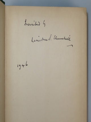 Marlborough: His Life and Times, a full set of six U.S. first editions in the uniform issue dust jackets, inscribed and dated in Volume I by Winston S. Churchill in 1946 for a U.S. Army veteran of the First and Second World Wars, and accompanied by a letter of presentation on House of Commons stationery signed by Churchill's Principal Personal Secretary